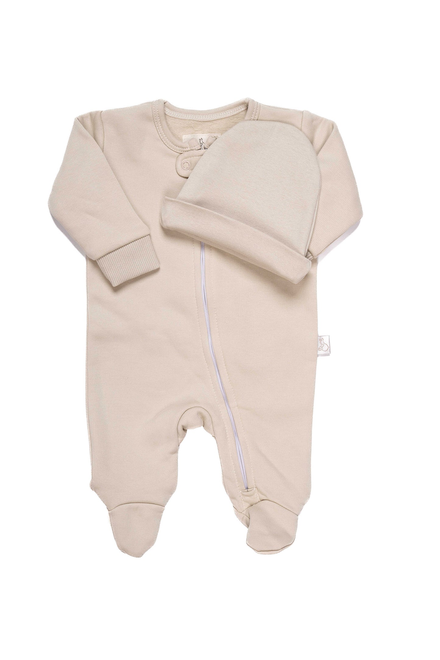 Ricepaper Pine Zip-up Winter Onesie