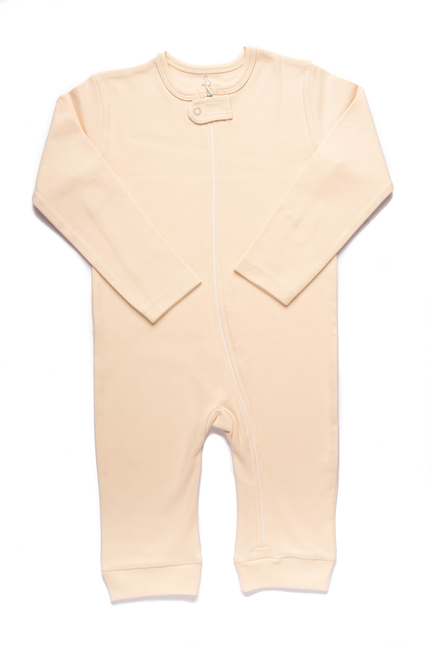 Ivory Zip-Up Onesie