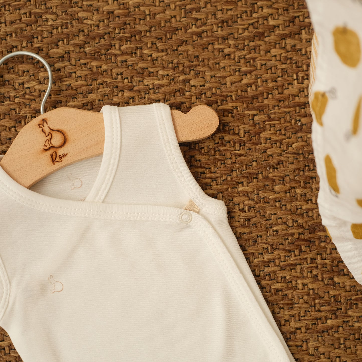 Sleeveless Kimono Bodysuit in Milk - Bundle of 3