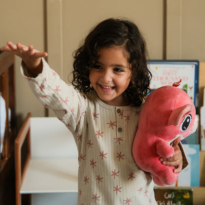 2-Piece Pajamas in Rose Starlings