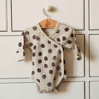 Plum Drops Kimono Bodysuits - Pack of 2