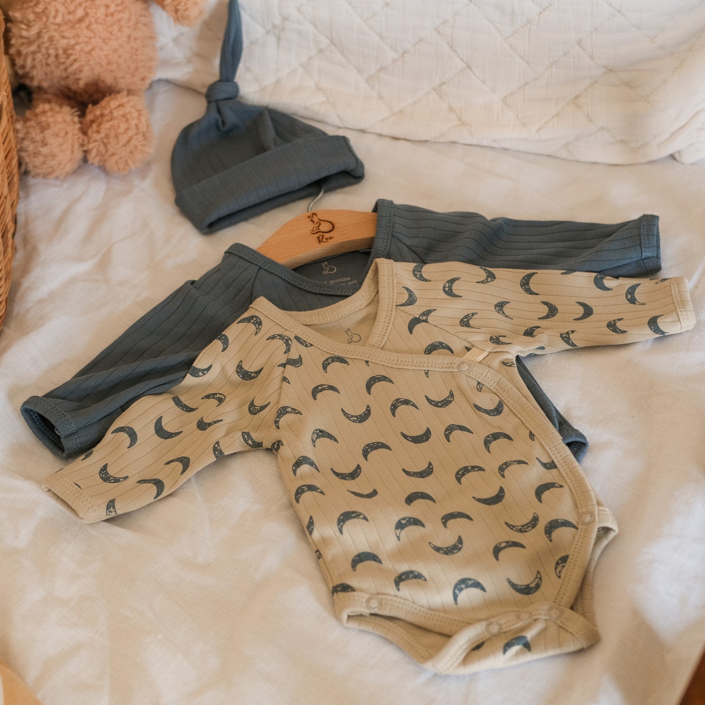 Moon Whispers Kimono Bodysuits - Pack of 2