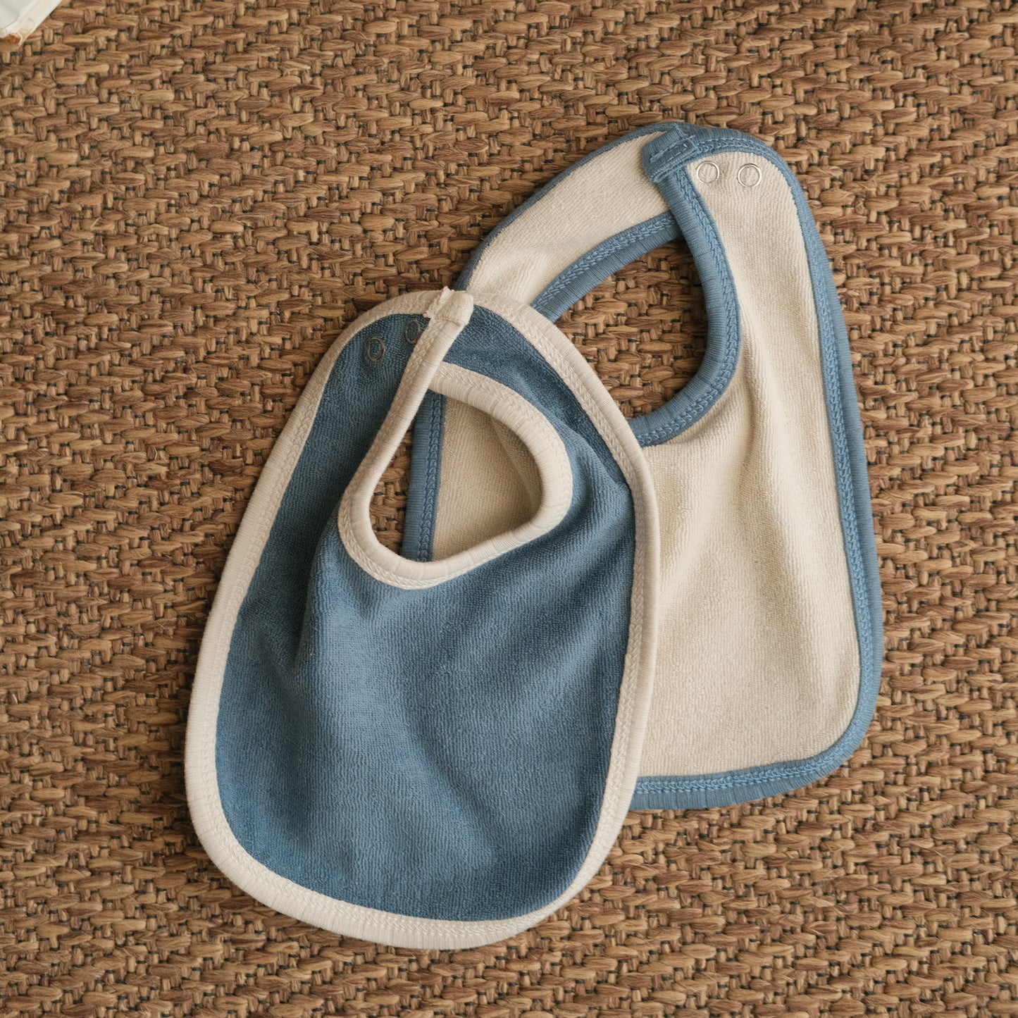 Moon Whispers Plush Padded Bibs - Pack of 2