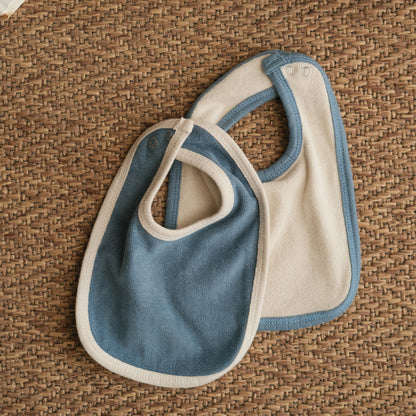 Moon Whispers Plush Padded Bibs - Pack of 2