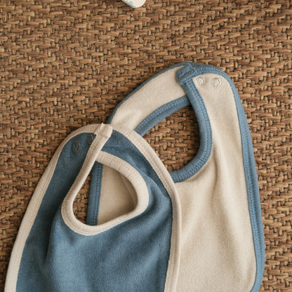 Moon Whispers Plush Padded Bibs - Pack of 2