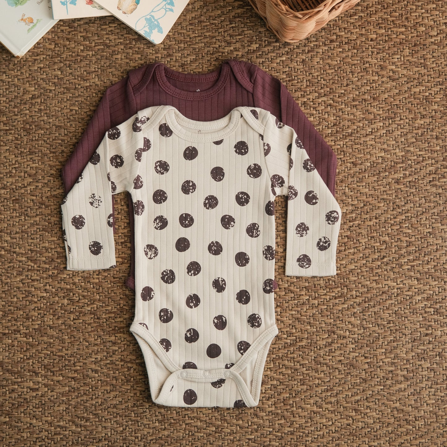 Plum Drops Bodysuits - Pack of 2