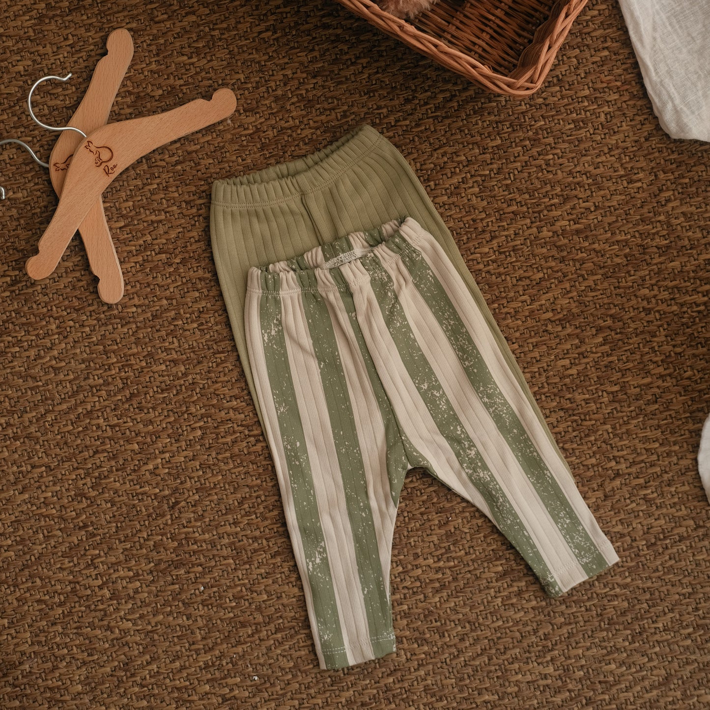 Forest Striped Leggings- Pack of 2