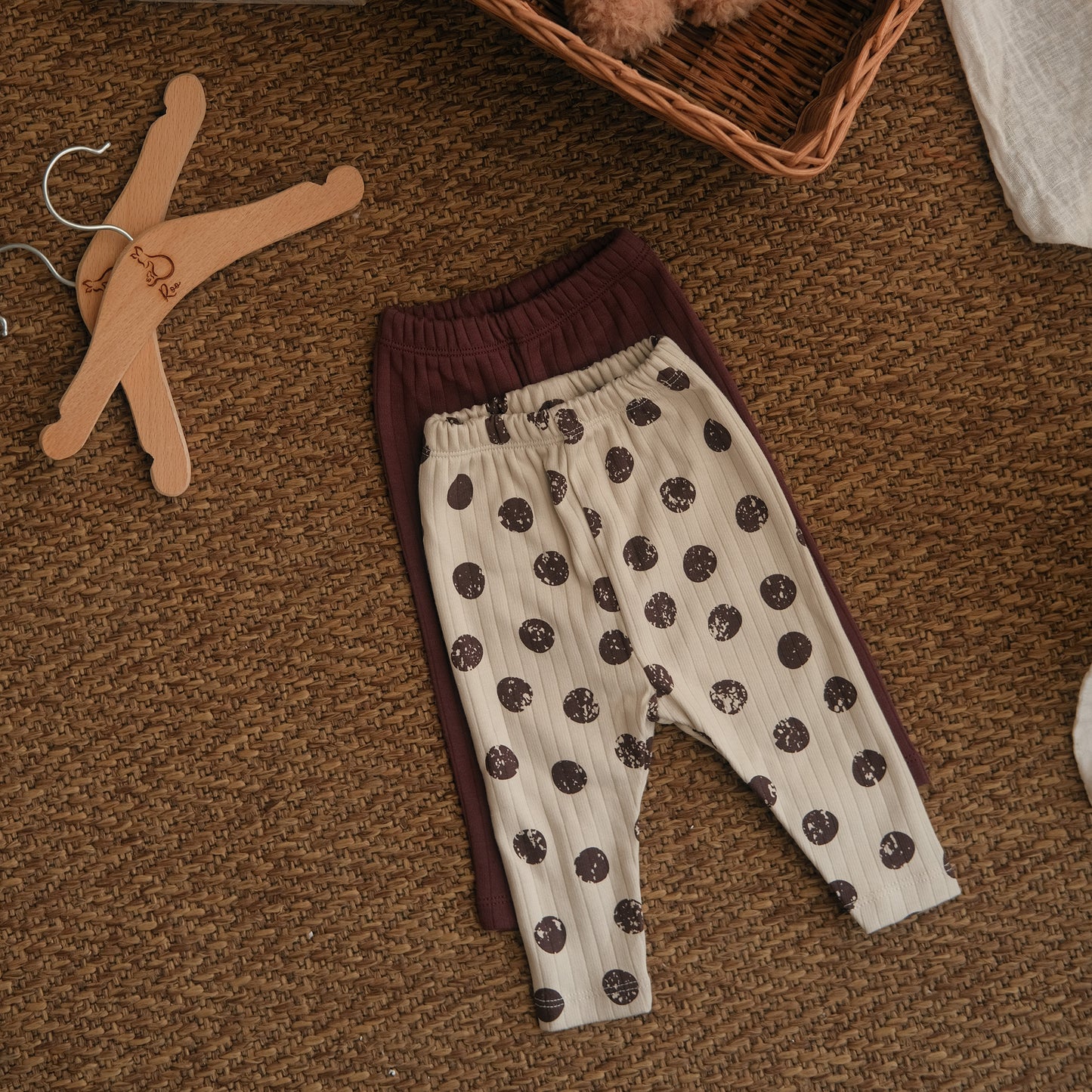 Plum Drops Leggings - Pack of 2