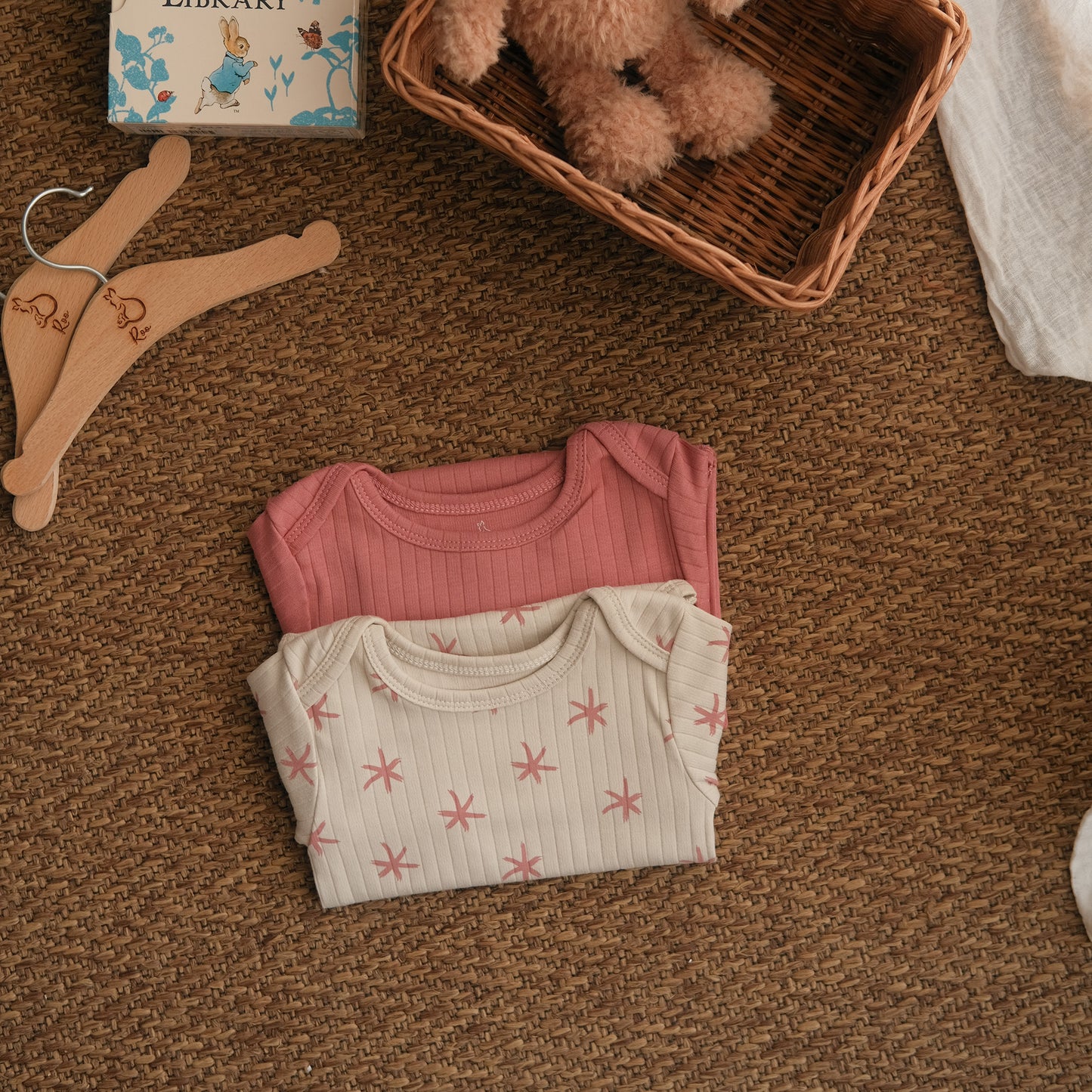 Rose Starlings Bodysuits - Pack of 2