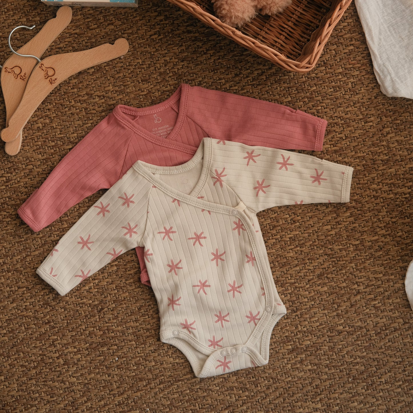 Rose Starling Kimono Bodysuits - Pack of 2