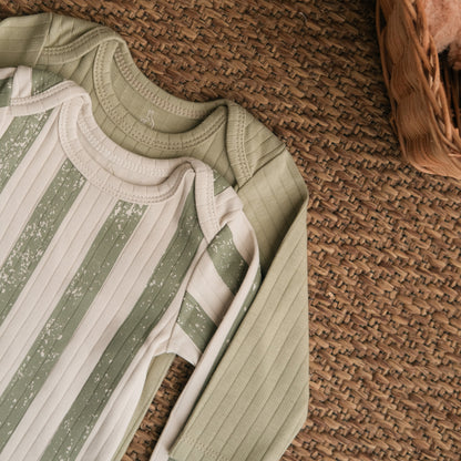Forest Stripes Bodysuits - Pack of 2