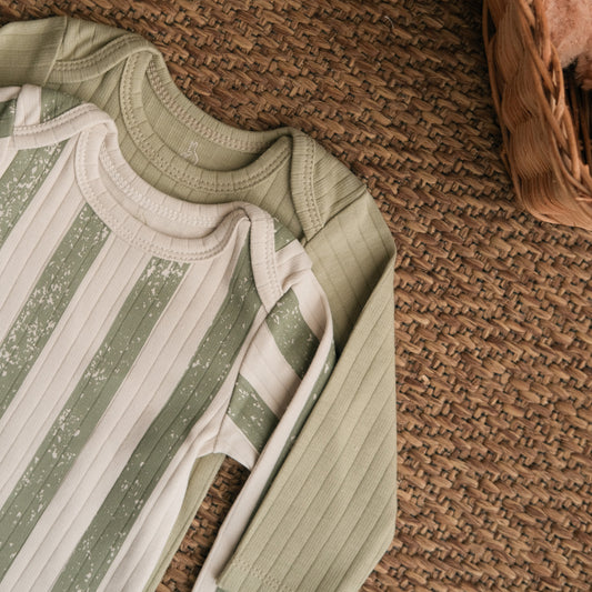 Forest Stripes Bodysuits - Pack of 2