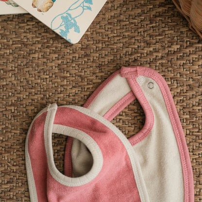 Rose Starlings Plush Padded Bibs - Pack of 2