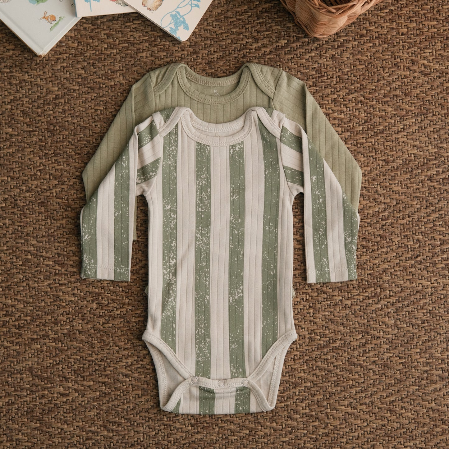 Forest Stripes Bodysuits - Pack of 2