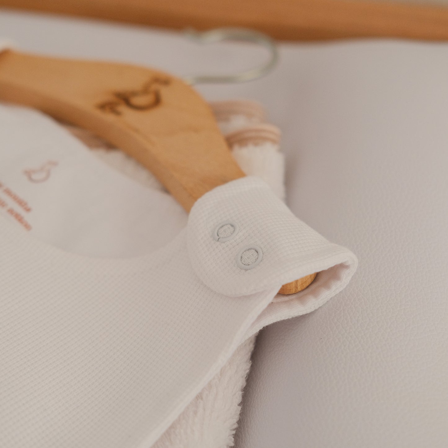 Milk Waffle-Knit Romper