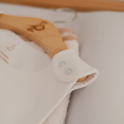 Milk Waffle-Knit Romper