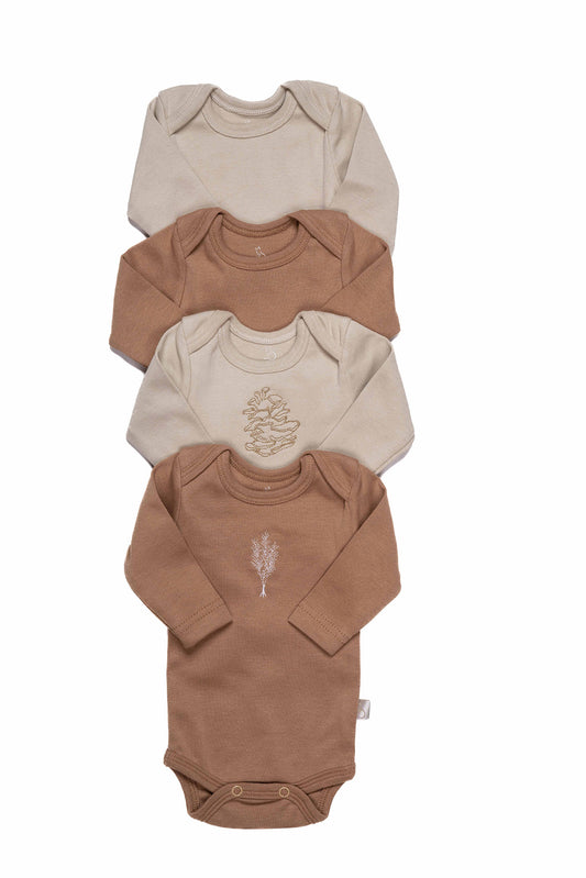 Winter Earthlings Bodysuits set of 4