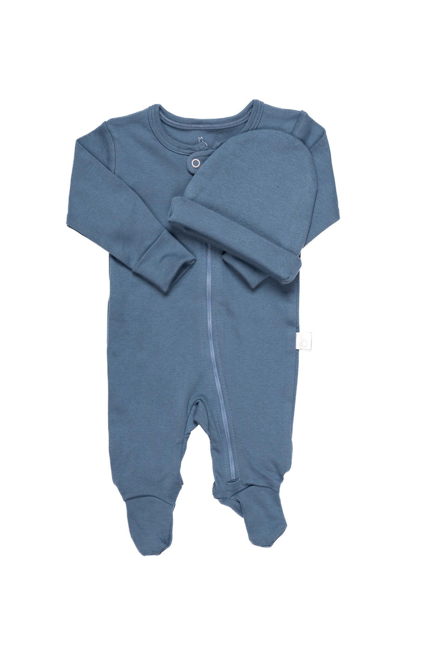Ocean Blue Octopus Zip-Up Onesie